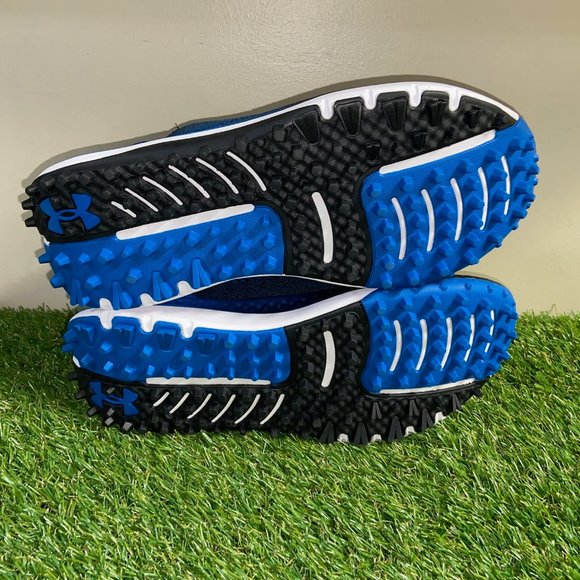 Under Armour Charged Curry Spikeless Golf Shoes Blue 3025072-001 Mens NEW main image 11